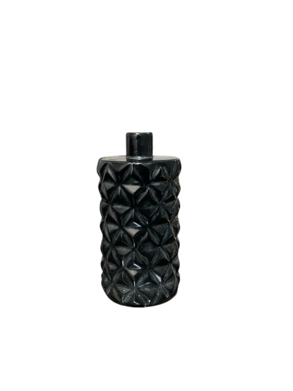 VIBHSA Round Glossy Ceramic Vases for Home Decoration
