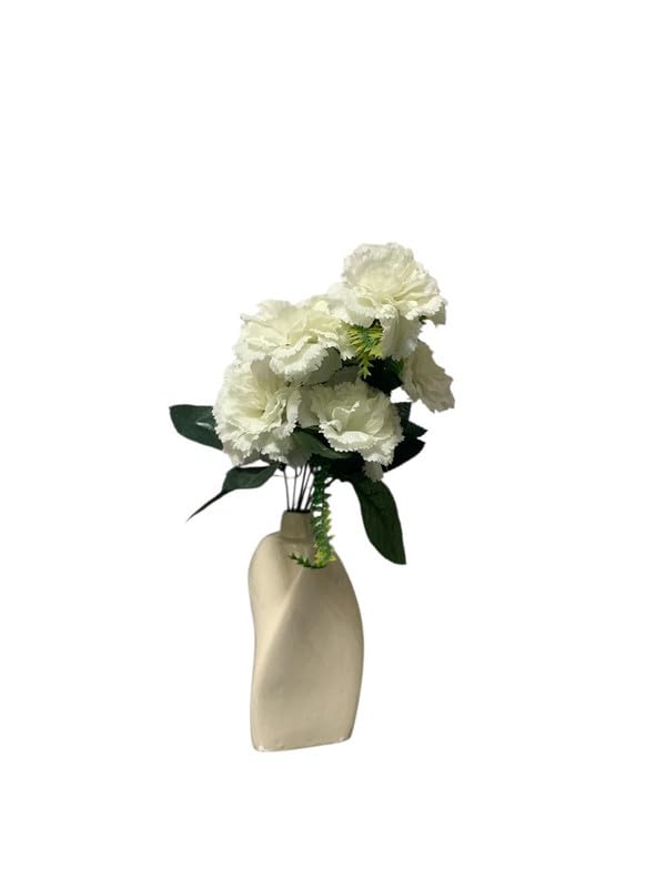 VIBHSA Elegant Ceramic Flower Vase