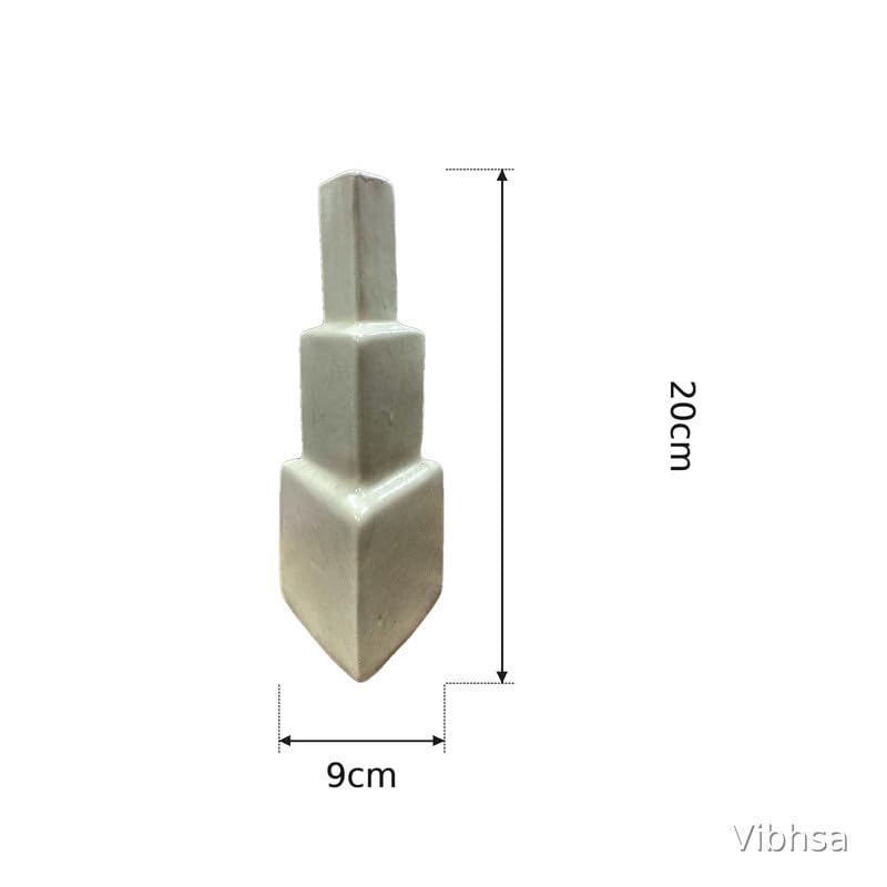 VIBHSA Modern Geometric Ceramic Vase