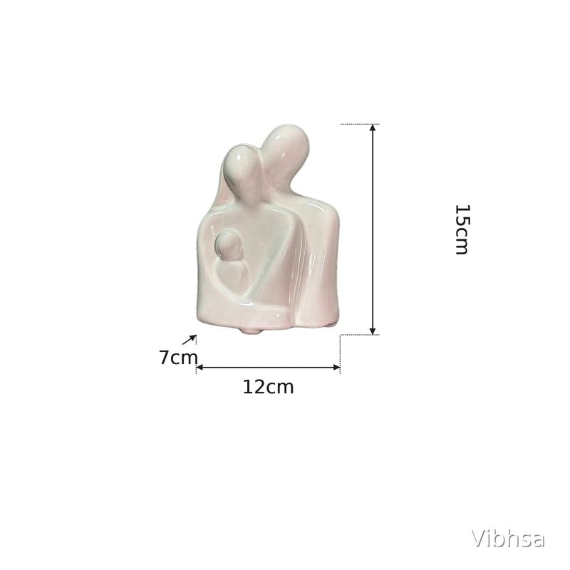 VIBHSA Modern Abstract Couple Showpiece for Home Decor