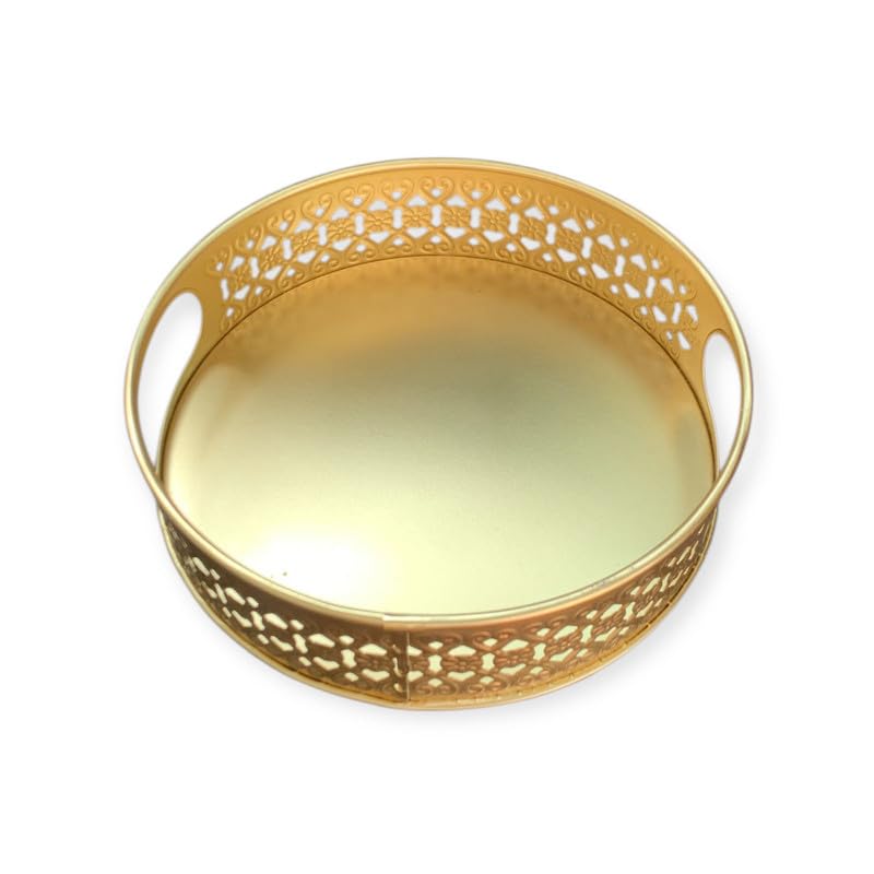 VIBHSA Decorative Serving Tray for Tea Coffee & Snacks
