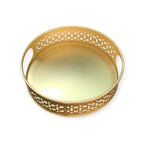 VIBHSA Decorative Serving Tray for Tea Coffee & Snacks