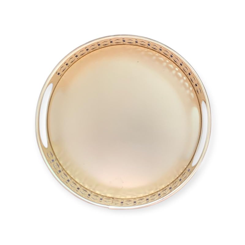 VIBHSA Decorative Serving Tray for Tea Coffee & Snacks