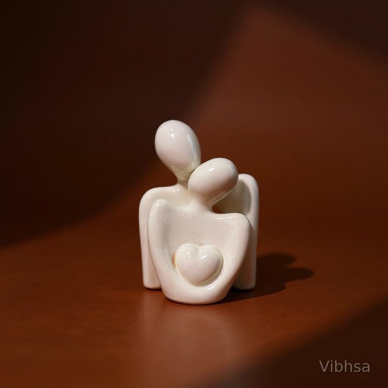 VIBHSA Modern Abstract Couple Showpiece for Home Decor