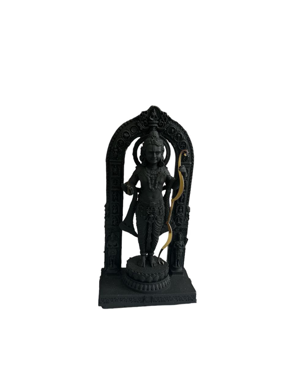 VIBHSA 3D Ram Lalla Ayodhya Idol Statue Showpiece Murti for Home Decor Decoration Gift Gifting Items