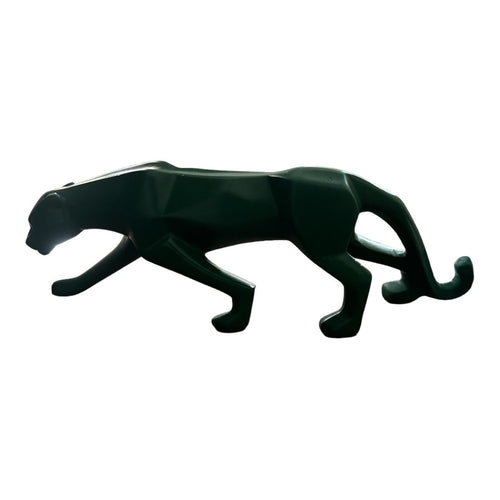 VIBHSA Artifacts Decorative Antique Elegant Panther Antique Statue for Home Decor Office Cafe - Vintage Wildlife-Inspired Figurine Retro Wildlife Art for Living Room Decoration