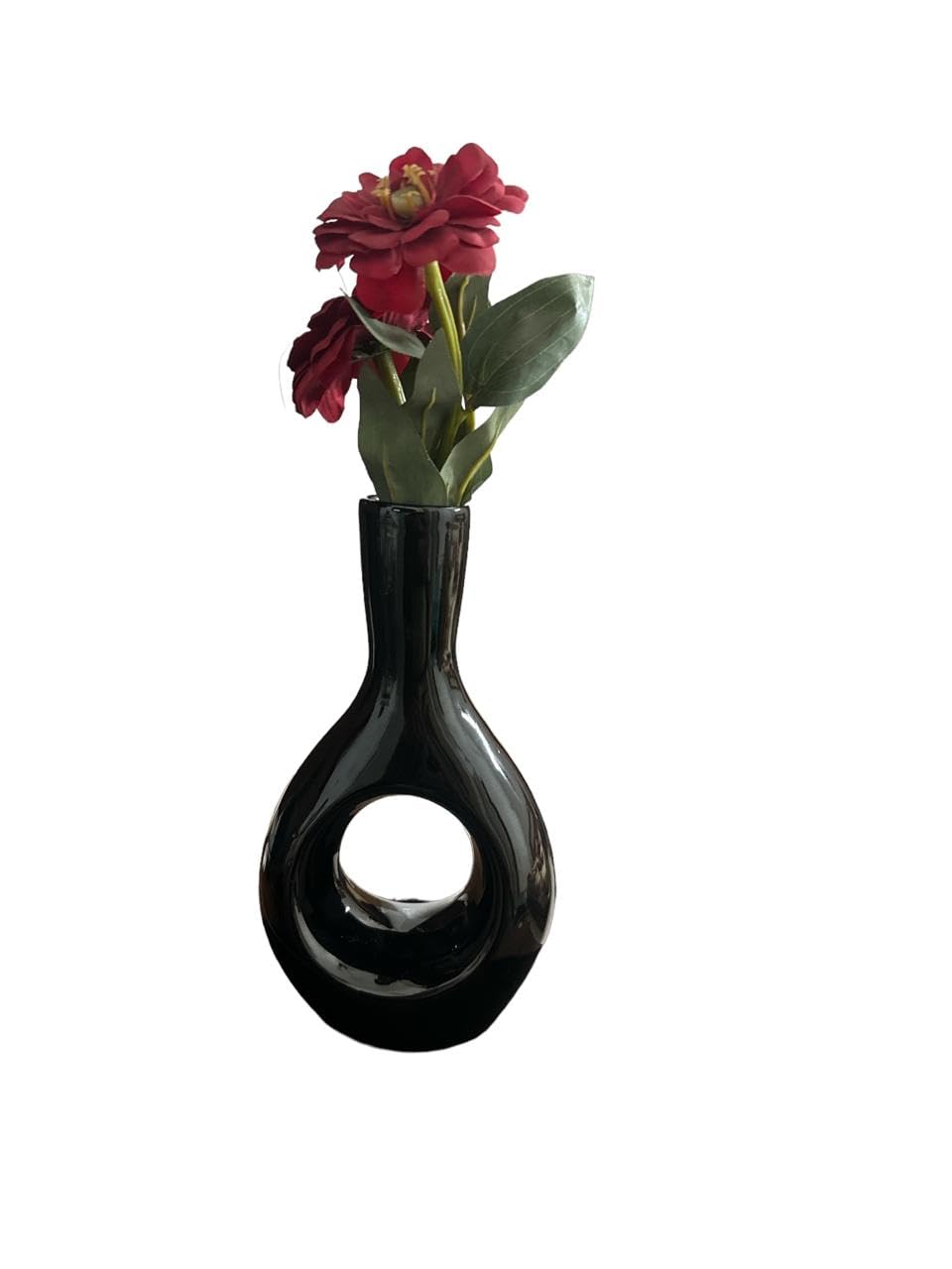 VIBHSA Ceramic Vase for Home Living Room Décor Ceramic Vase Ceramic Vase, Flower Vase, Pampas Grass Vase