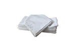 VIBHSA Pure Cotton White Table Napkins for Dining