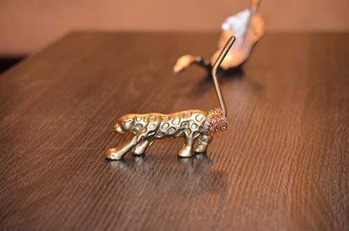 VIBHSA Ring Holder Cheetah Figurine Modern Ring Holders for Jewelry