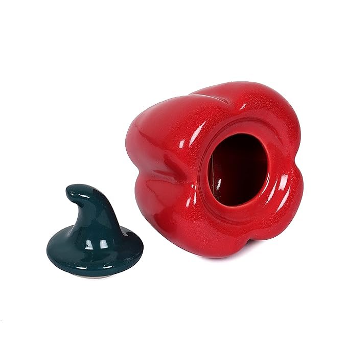VIBHSA Ceramic Capsicum Decorative Pickle Jar