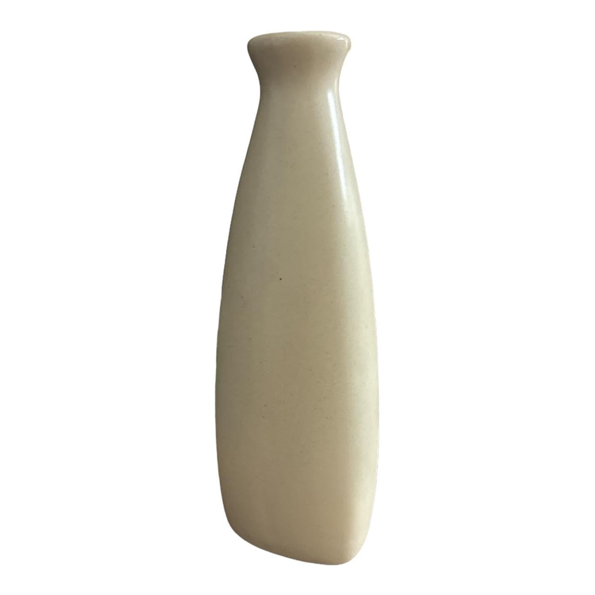 VIBHSA Triangular Shape Botle Ceramic Vase, Flower Vase, Pampas Grass Vase