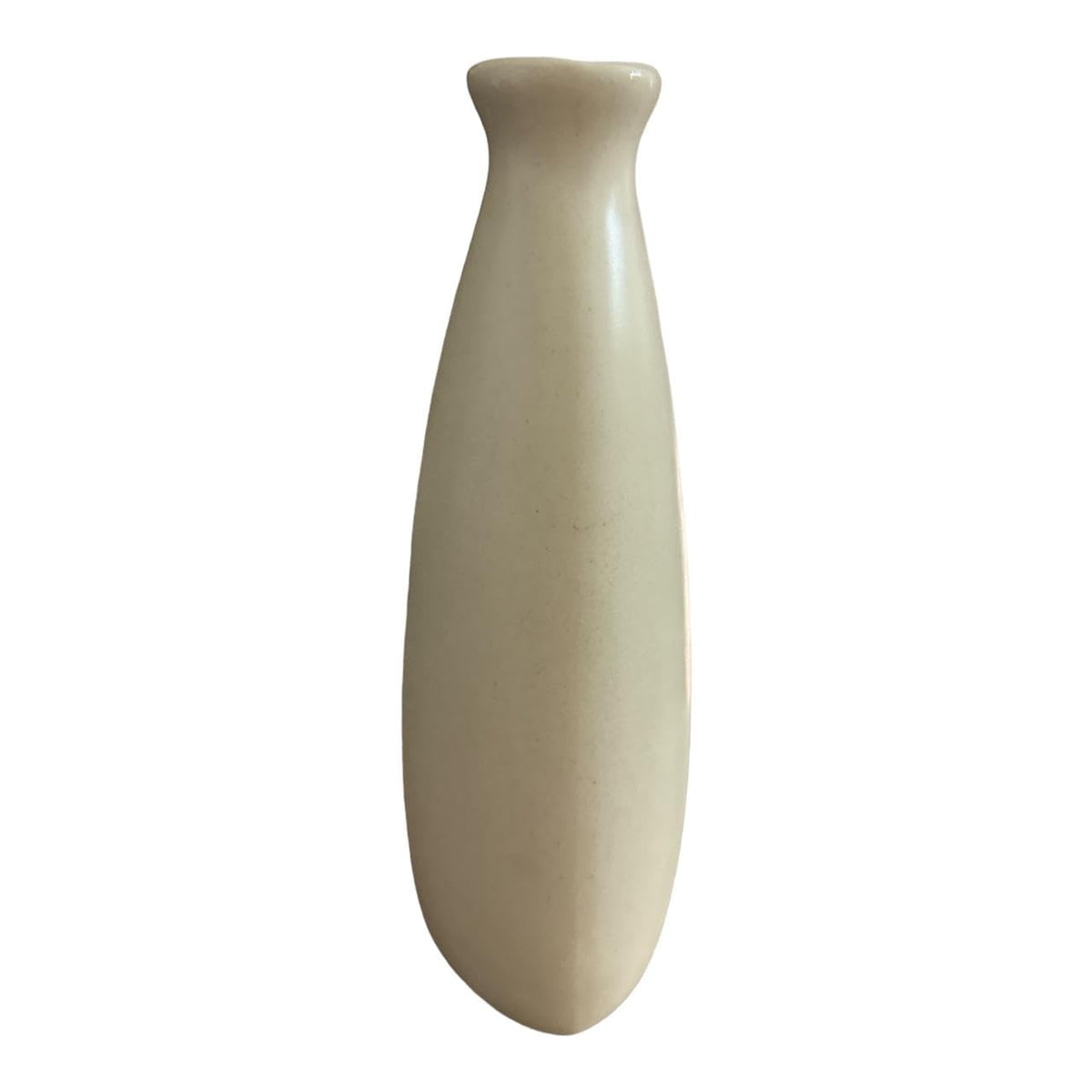 VIBHSA Triangular Shape Botle Ceramic Vase, Flower Vase, Pampas Grass Vase