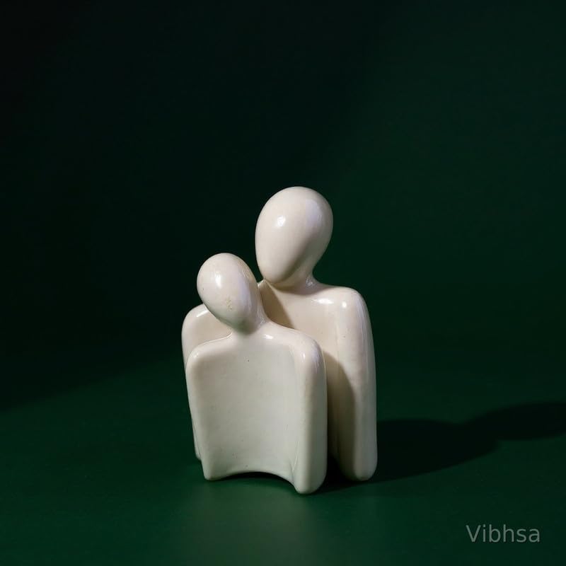 VIBHSA Modern Abstract Couple Showpiece for Home Decor