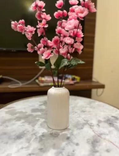VIBHSA Ceramic Vase for Home Living Room Décor Ceramic Vase Home Decor Item for Garden Plants Flower