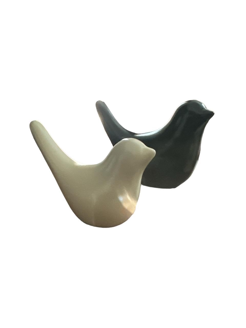 VIBHSA Ceramic Birds Showpiece for Modern Home Decor Shelves, Small Birds Statues for Living Room