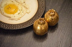 VIBHSA Golden Salt and Pepper Shakers Set for Dining Table