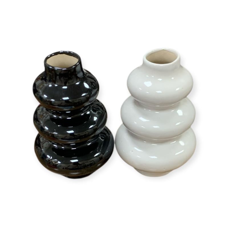 VIBHSA Handcrafted Ceramic Flower Vase