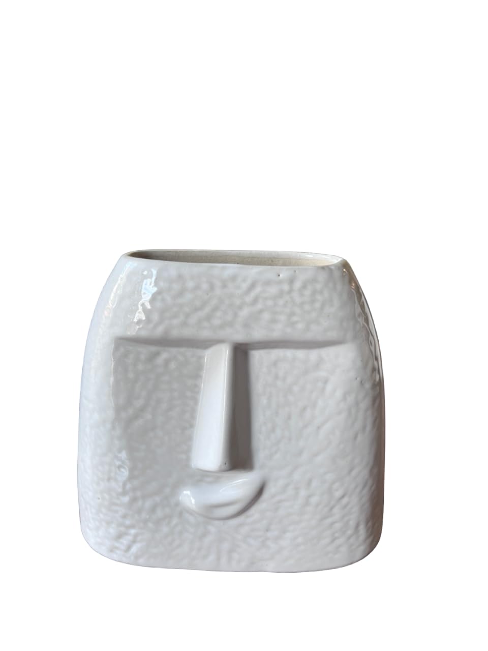 VIBHSA Modern Decorative Face Ceramic Vase for Home Decor