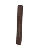 VIBHSA Traditional Wooden Incense Holder Burning Joss Insence Box - Crescent Moon, as described