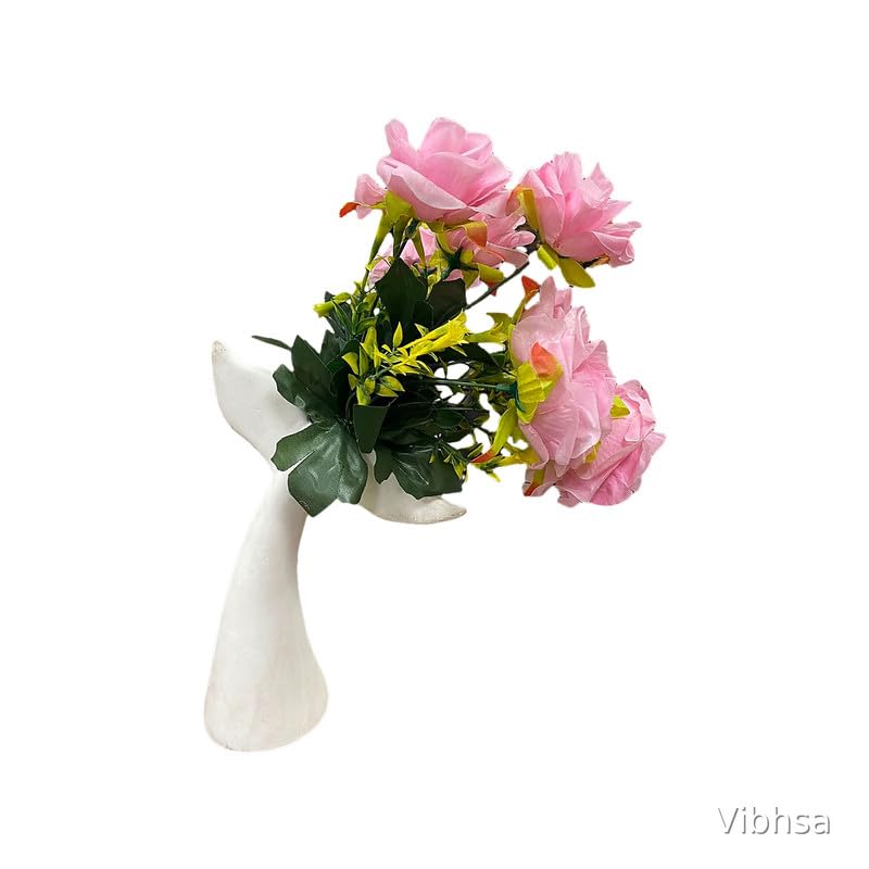 VIBHSA Handmade Ceramic Bird Vase