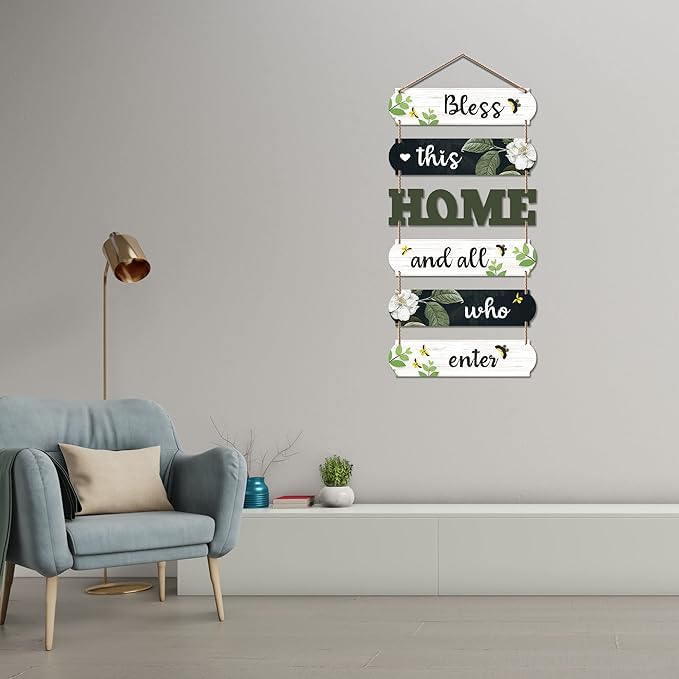 VIBHSA Home Decorative Wall Art MDF Wooden Wall Hanger for Living room – WH_6603N