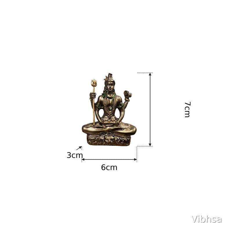 VIBHSA Lord Shiva Idol Resin Statue
