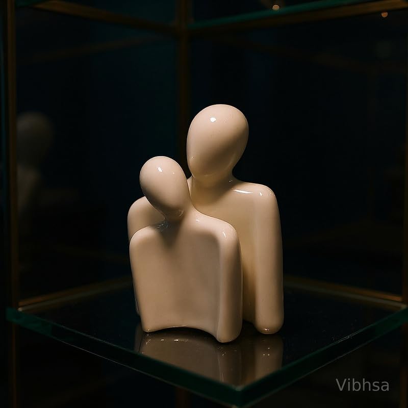 VIBHSA Modern Abstract Couple Showpiece for Home Decor
