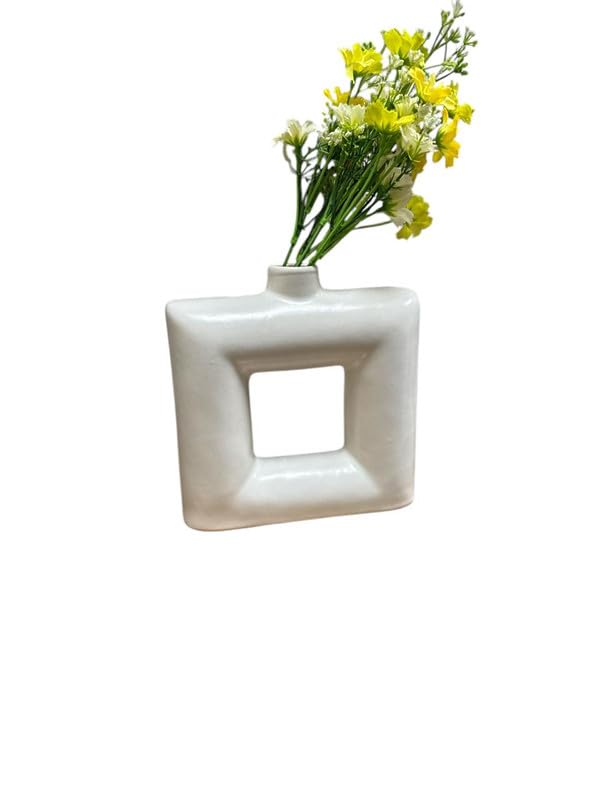 VIBHSA Square Vases for Home Decor