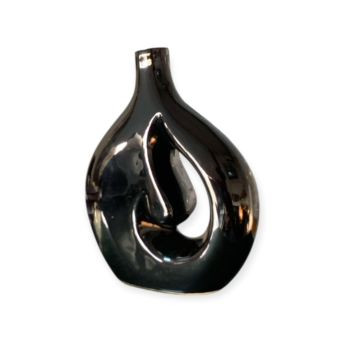 VIBHSA Cloud Hole Shape Ceramic Vase – Table Décor
