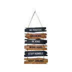 VIBHSA Inspirational Wooden Hanging Wall Décor Plaque