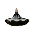 VIBHSA Ceramic Backflow Incense Burner with 4 Cones