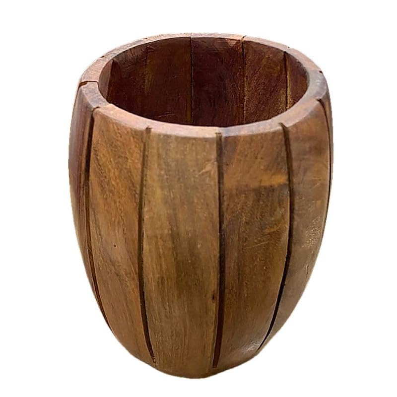VIBHSA Handmade Wooden Pen Stand