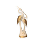 VIBHSA Pair of Kissing Swan Duck Love Birds Decorative Showpiece for Home Décor