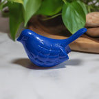 VIBHSA Handcrafted Bluebird of Happiness Home Decor Accents Collectible Bird Figurines Symbols of Health & Happiness (Blue)