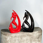 VIBHSA Modern Abstract Romantic Couple Sculpture Elegant Love Showpiece for Home Decor