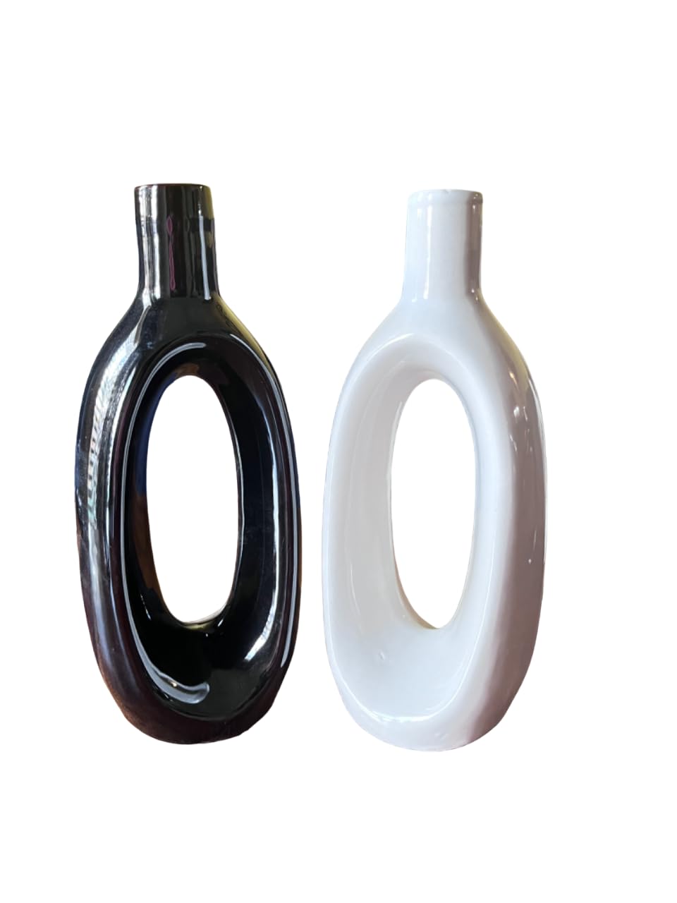 VIBHSA Beautiful Ceramic Decorative Vases for Home Decor, Center Table, Flowers Pot