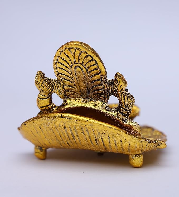 VIBHSA Metal Lord Ganesha Diya, Wedding Anniversary Housewarming Corporate Return Gifts