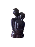 VIBHSA Modern Black Couple Ceramic Showpiece for Home Decor