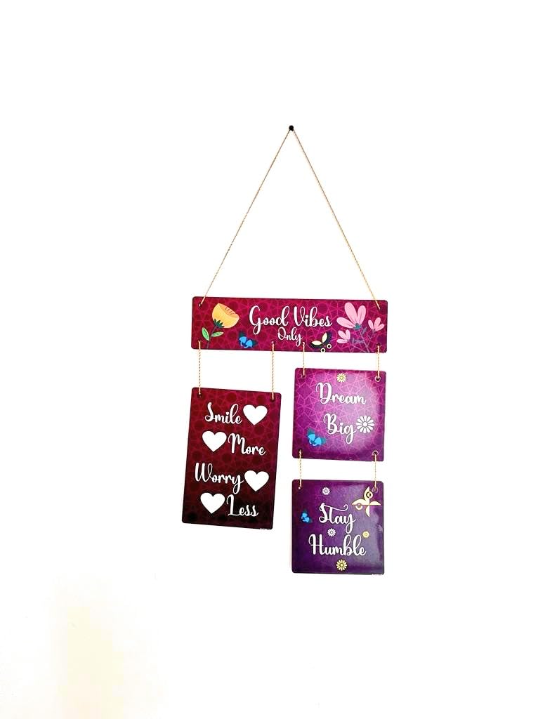 VIBHSA Decorative Wall Art Wooden Hanger for Living Room