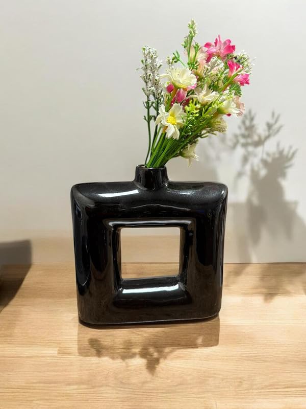 VIBHSA Square Vases for Home Decor