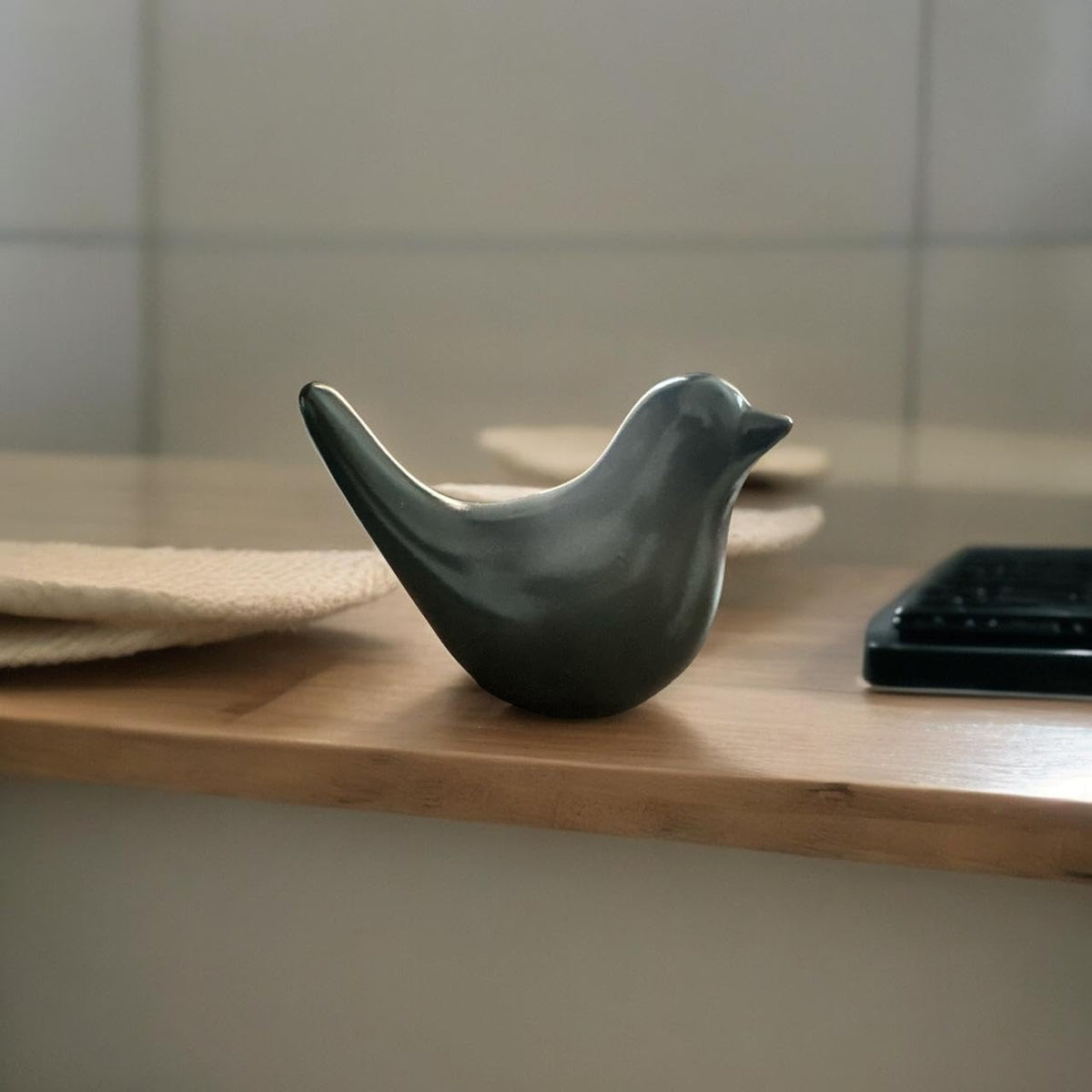 VIBHSA Ceramic Birds Showpiece for Modern Home Decor Shelves, Small Birds Statues for Living Room