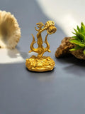 VIBHSA Shiva Trishul Statue Car Dashboard Idol, Shiv Ji Trishul with Damru, Home