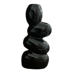 VIBHSA Ceramic Vase for Rustic Home Decor - Flower Vases for Modern Wedding Farmhouse Living Room Bedroom Shelf Dining Table Centerpiece Bookshelf Mantel Entryway Office Decor