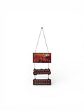 VIBHSA Wooden Jai Shree Ram with Ram mandir Wall hanging