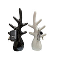 VIBHSA Abstract Ceramic Tree Branch Showpiece/Sculpture for Home Table Décor – White and Black