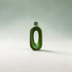 VIBHSA Beautiful Ceramic Decorative Vases with Unique Quality for Home Decor, Center Table – Green