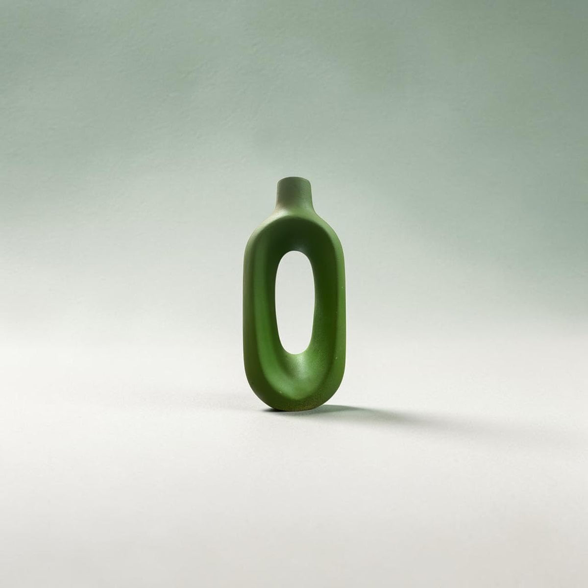 VIBHSA Beautiful Ceramic Decorative Vases with Unique Quality for Home Decor, Center Table – Green
