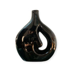 VIBHSA Cloud Hole Shape Ceramic Vase – Table Décor