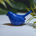 VIBHSA Handcrafted Bluebird of Happiness Home Decor Accents Collectible Bird Figurines Symbols of Health & Happiness (Blue)