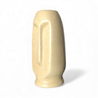 VIBHSA Modern Decorative Face Ceramic Vase for Home Décor, White Ceramic Flower Vase
